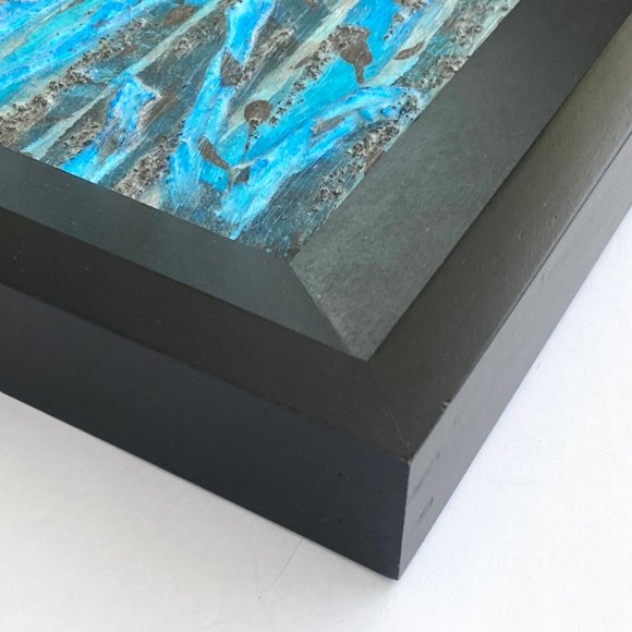 Woman of the Black Forest - Original Wall Art Mixed Media Painting 11"x14" Frame - Picture 5 of 6